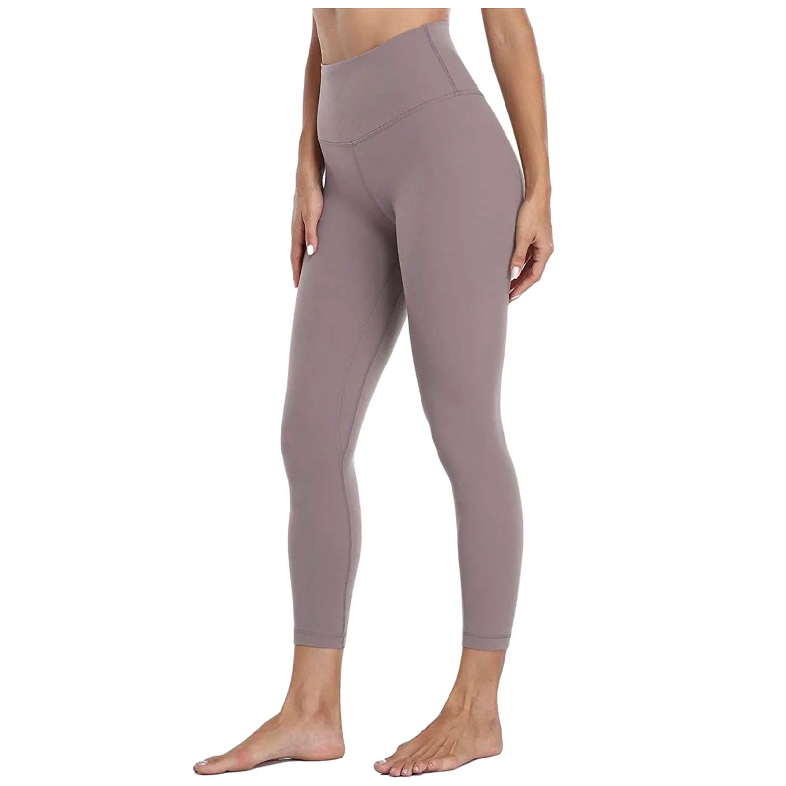 

Women's Quick Drying Tight Fit Elastic Fitness Yoga Pants Solid Color High Waist Long Pants Fashion Casual Trouser For Female