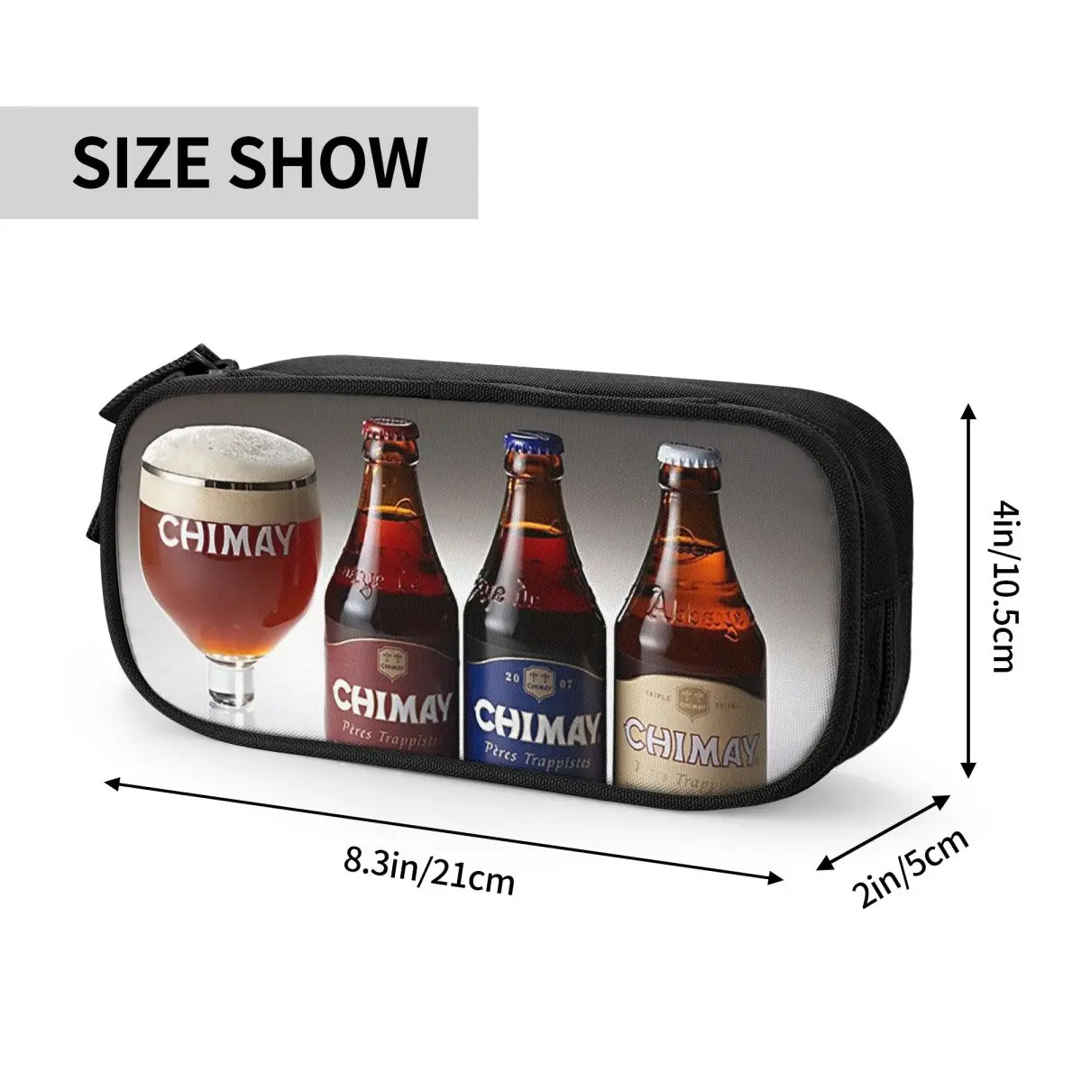 Chimay Logo Pencil Cases Large Capacity Pen Bags Pen Box Pencil Pouch For Boys Girls Students Stationery School Office - view 4