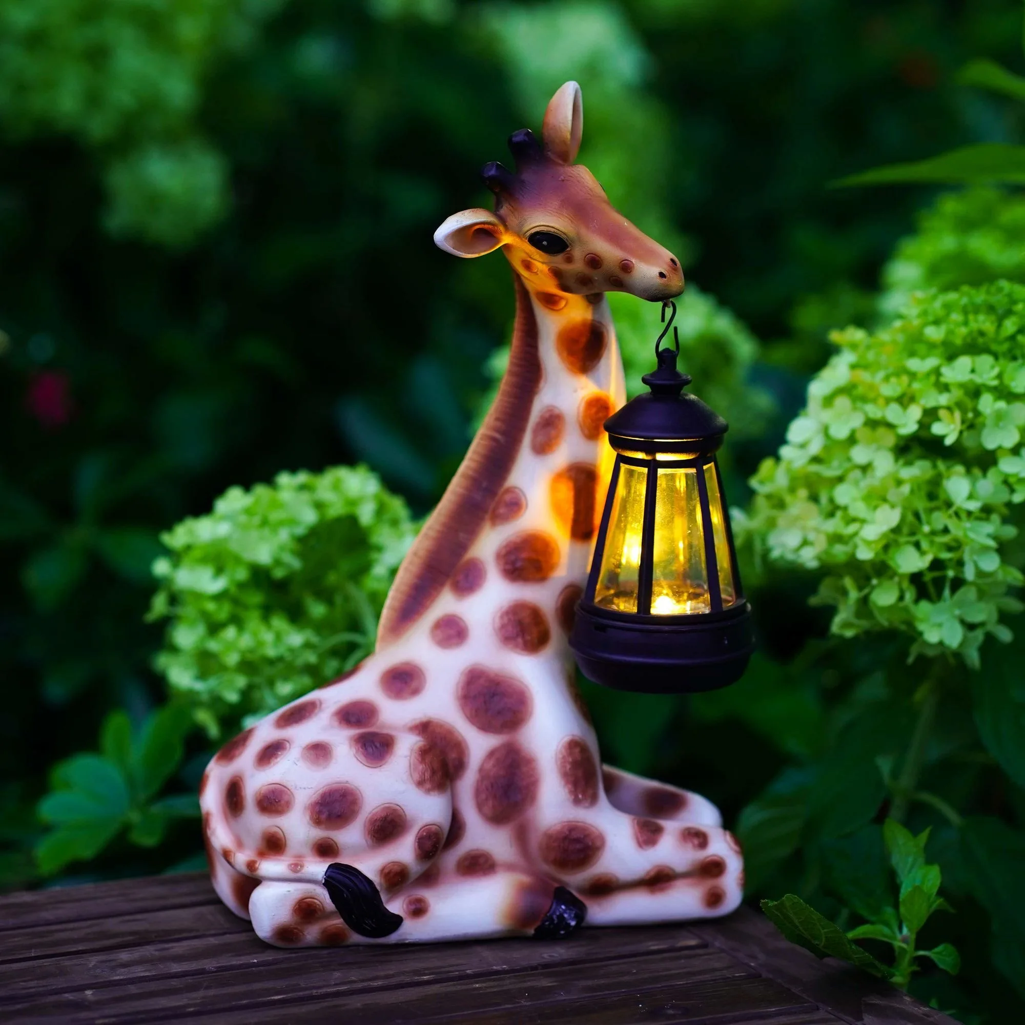 

Светильники в форме животных, солнечные фонари жирафа, украшение двора, украшение для наружного сада, украшения, освещение балкона