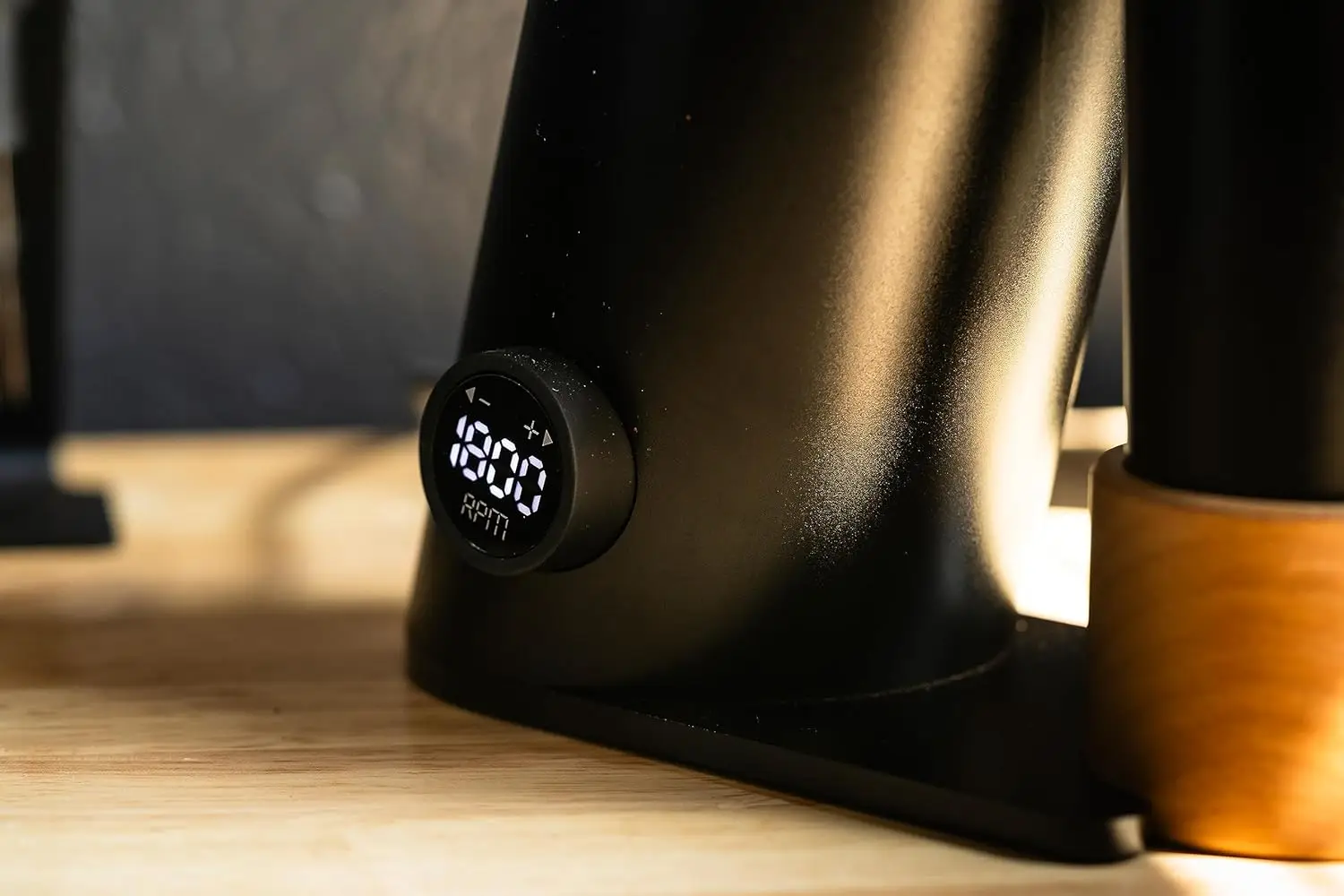 Variable Speed Single Dose Coffee Grinder (Black)