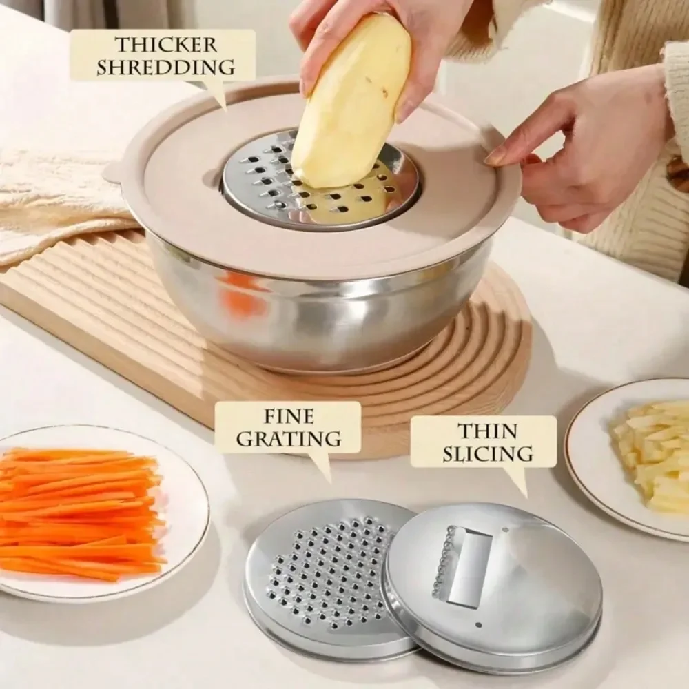 26-Piece Stainless Steel Prep and Mixing Set 4