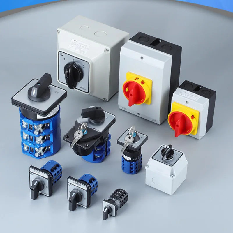 YMW26-63A Series LW26 Silver Contact Control Power 1-6 Poles 2/3 Positions Changeover Cam Switch Rotary Selector