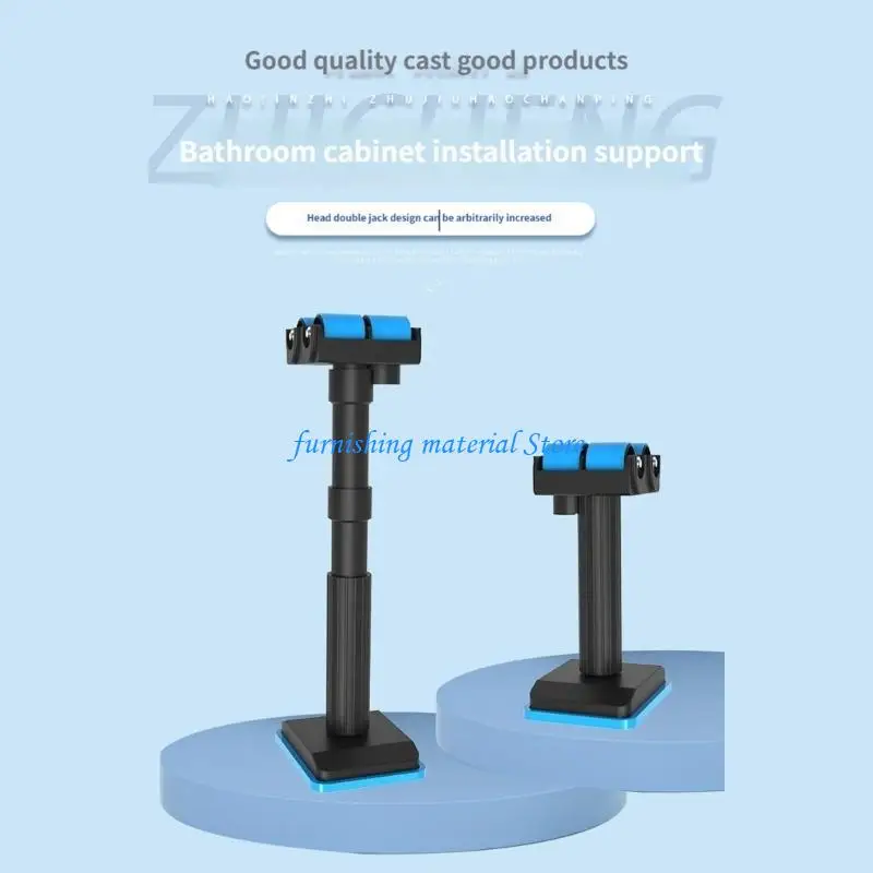 Y5GD Labor Saving Adjustable Roller Support Not Scratch Device Pair for Cabinet Mounting Height Adjustment in Various Space
