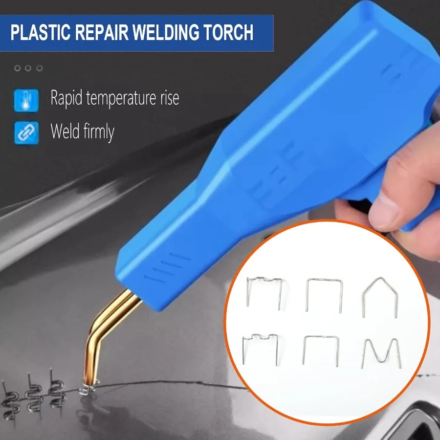 ชุดตะปูเชื่อมพลาสติก 1200 ชิ้น 6 แบบ พร้อมกล่องเก็บ เหมาะสำหรับซ่อมรถยนต์ งาน DIY และงานอื่นๆ