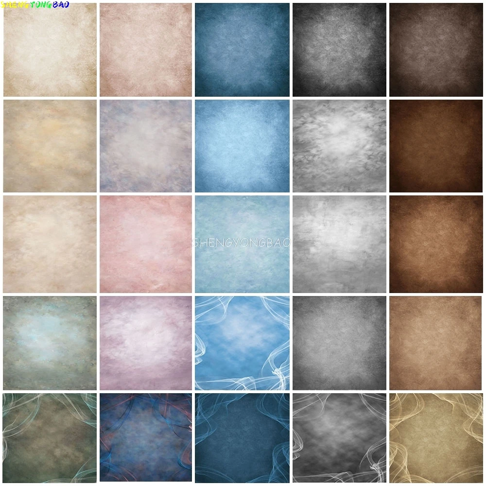 Vintage Abstract Gradient Background Adult Birthday Party Decoration Pregnant Retro Portrait Family Photography Backdrop RO-03