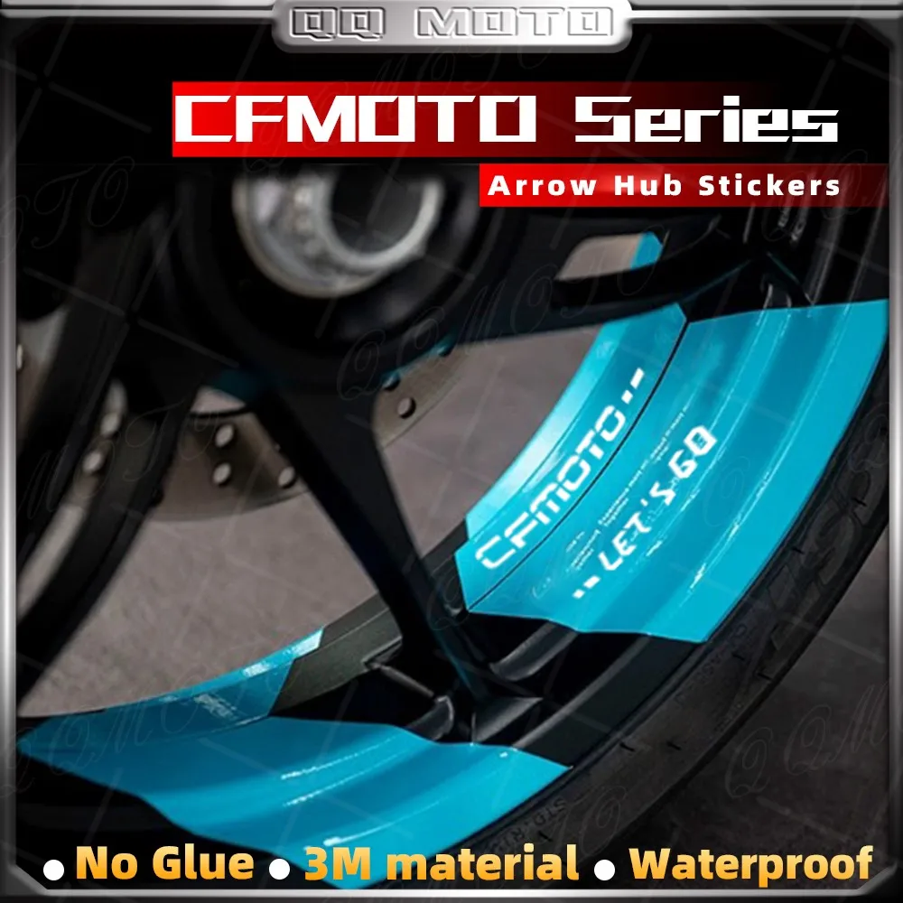 

Motorcycle Wheel Sticker Rim Arrow Decal Hub Accessories For CFMOTO cf moto 150NK 250NK 250SR 450NK 450SR 450 SR 650NK 800nk