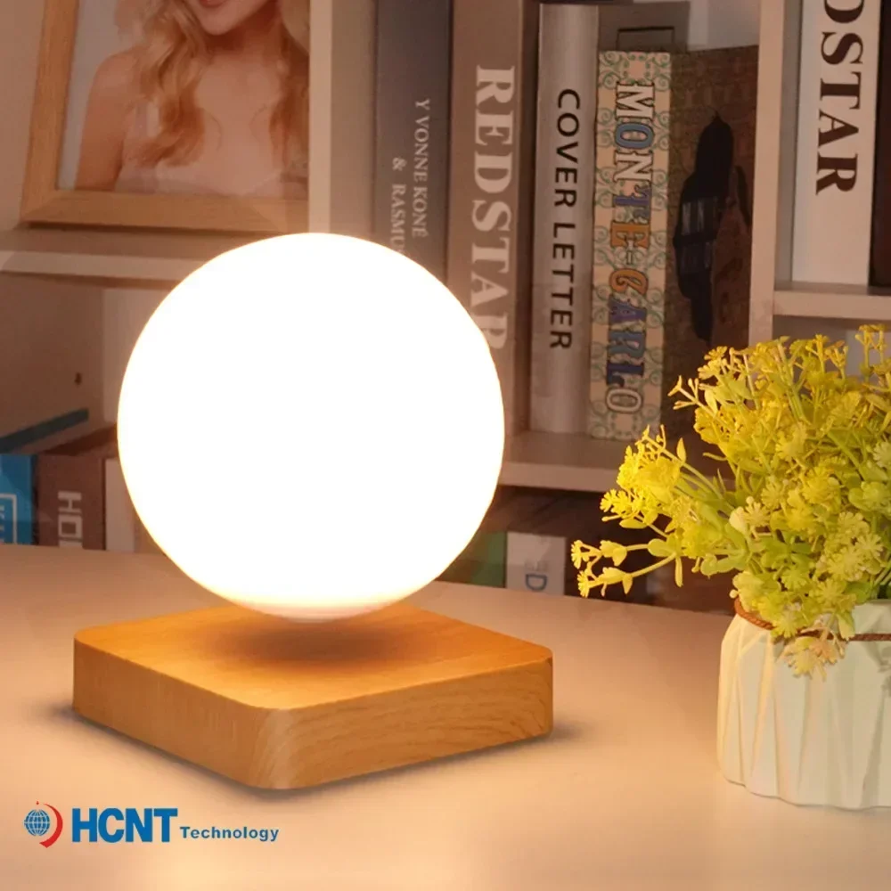 Atmosphere Bedside Lamp Creative Gifts Light Luxury Crafts Night Light Maglev Moon Light Teachers'