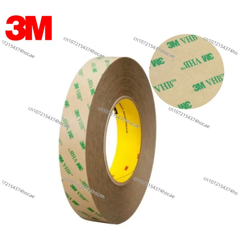 3M F9460PC VHB Adhesive Transfer Tape with Adhesive 100MP, Clear, 2mil, 1INX60YD( Pack of 2roll) , Dropshipping