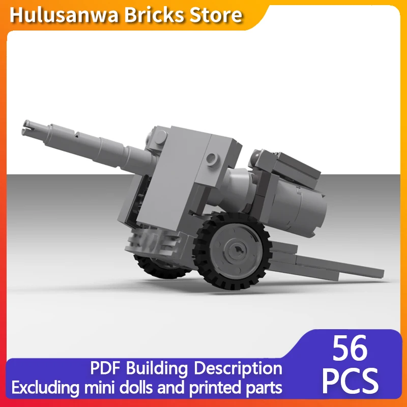 

Немецкая артиллерийская пушка: модель MOC, конструктор, военная техника, модульные технологичные подарки, праздничный набор для сборки, детские игрушки
