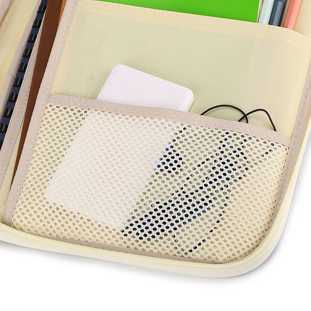 

A4 Document Bag Portable Light Organizer Business File Holder Travel Trip Zipper Briefcase Waterproof Storage