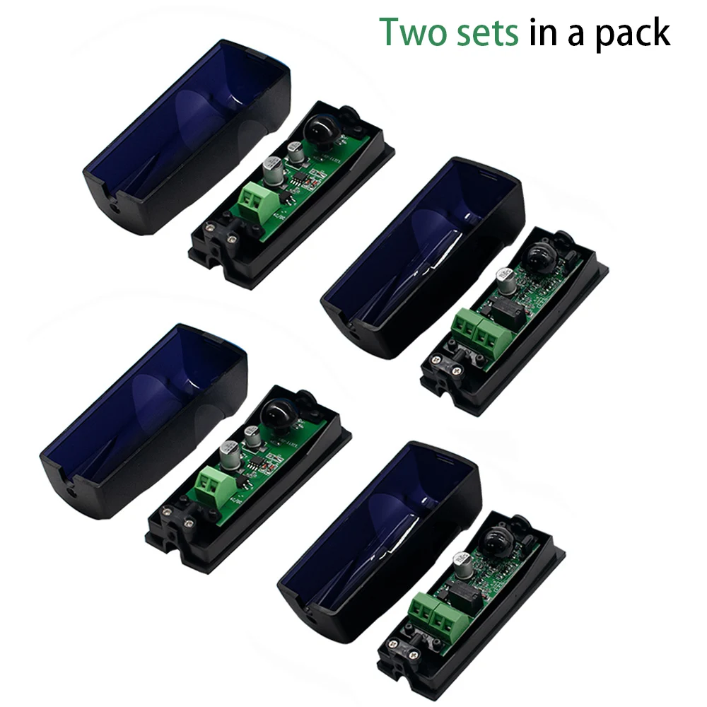 

2pcs Sensor Infrared Safety Beam Photocell Detector for Garage Gate Door DOORHAN DITEC 15m Detect Range