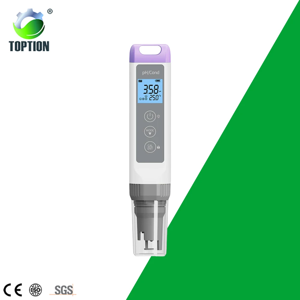 Portable Multifunction Digital Soil PH Meter 16.00 -2.00 TDS EC Meter Handheld Lab PH Meter OEM & ODM Supported