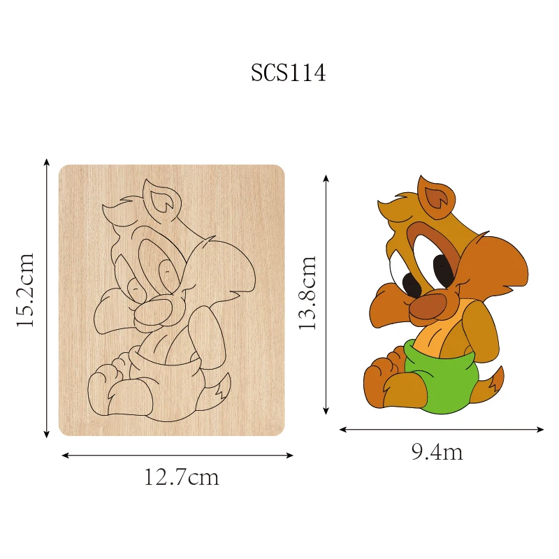Squirrel Wooden Cutting Knife Die, Used with the Machine, SCS114