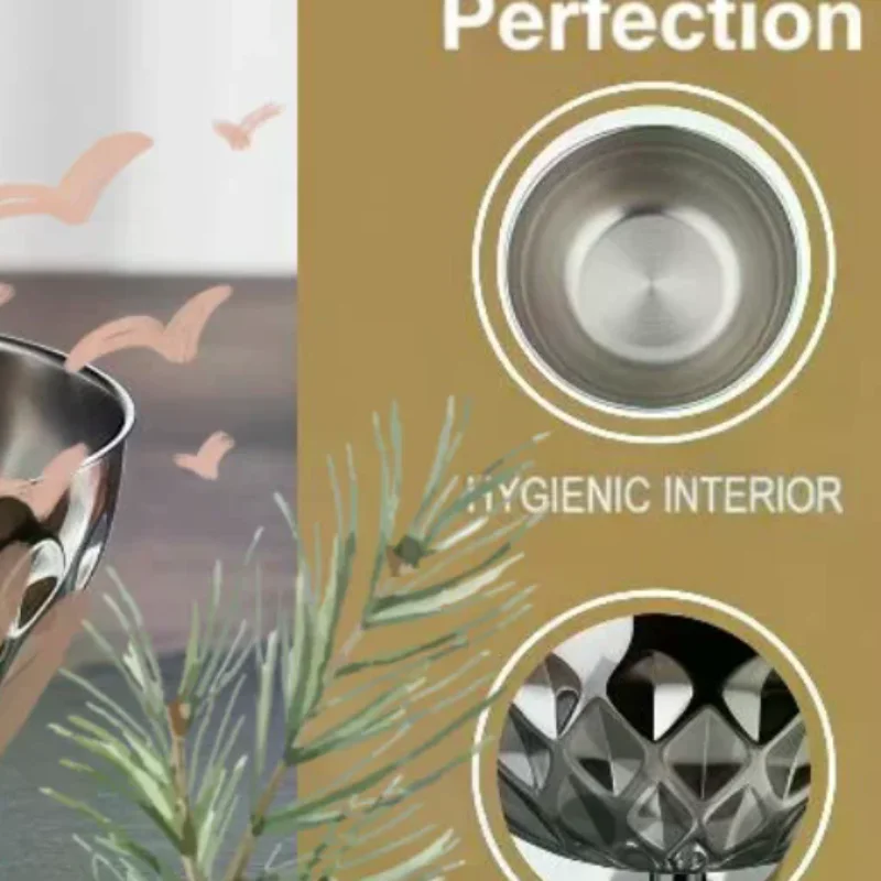 Stainless Steel Goblet Cup Ice Cream Dessert Salad Bowl: Fruit Plate Snack Pudding KTV Bar
