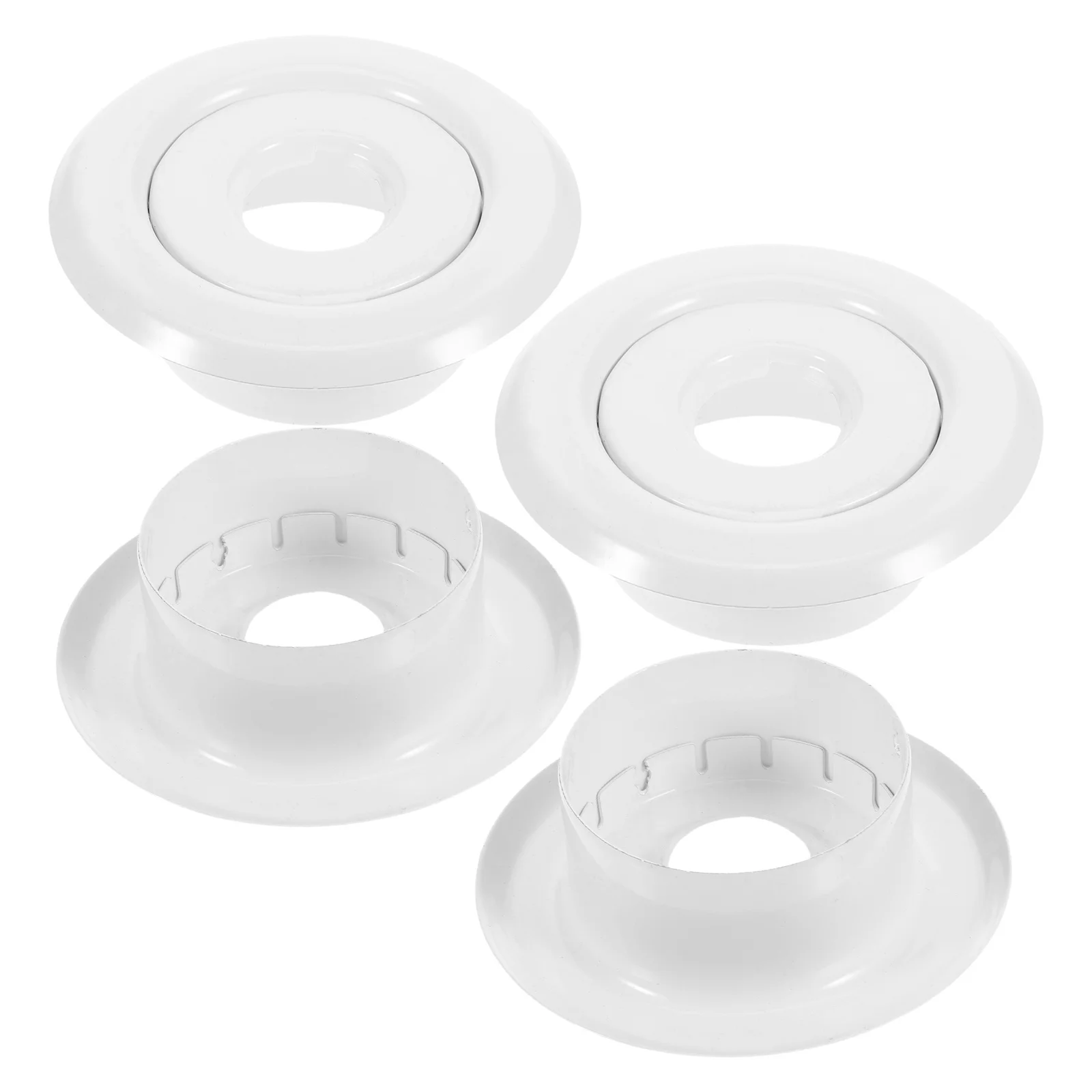 

4pcs Escutcheon Cover 1/2" Ceiling Trim Ring Decorative For Recessed Installation Residential Commercial Use Ceiling Sprinkler