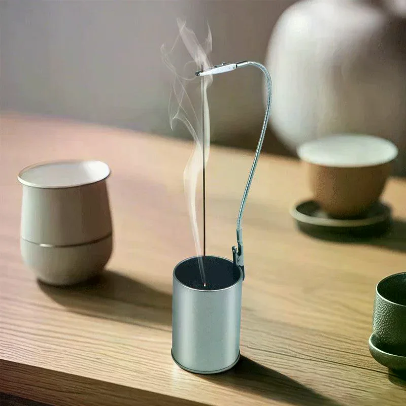Double Headed Metal Incense Clip Mosquito Coil Holder Censer Universal Crocodile Clip Fragrance Diffuser Home Decor 10Pcs
