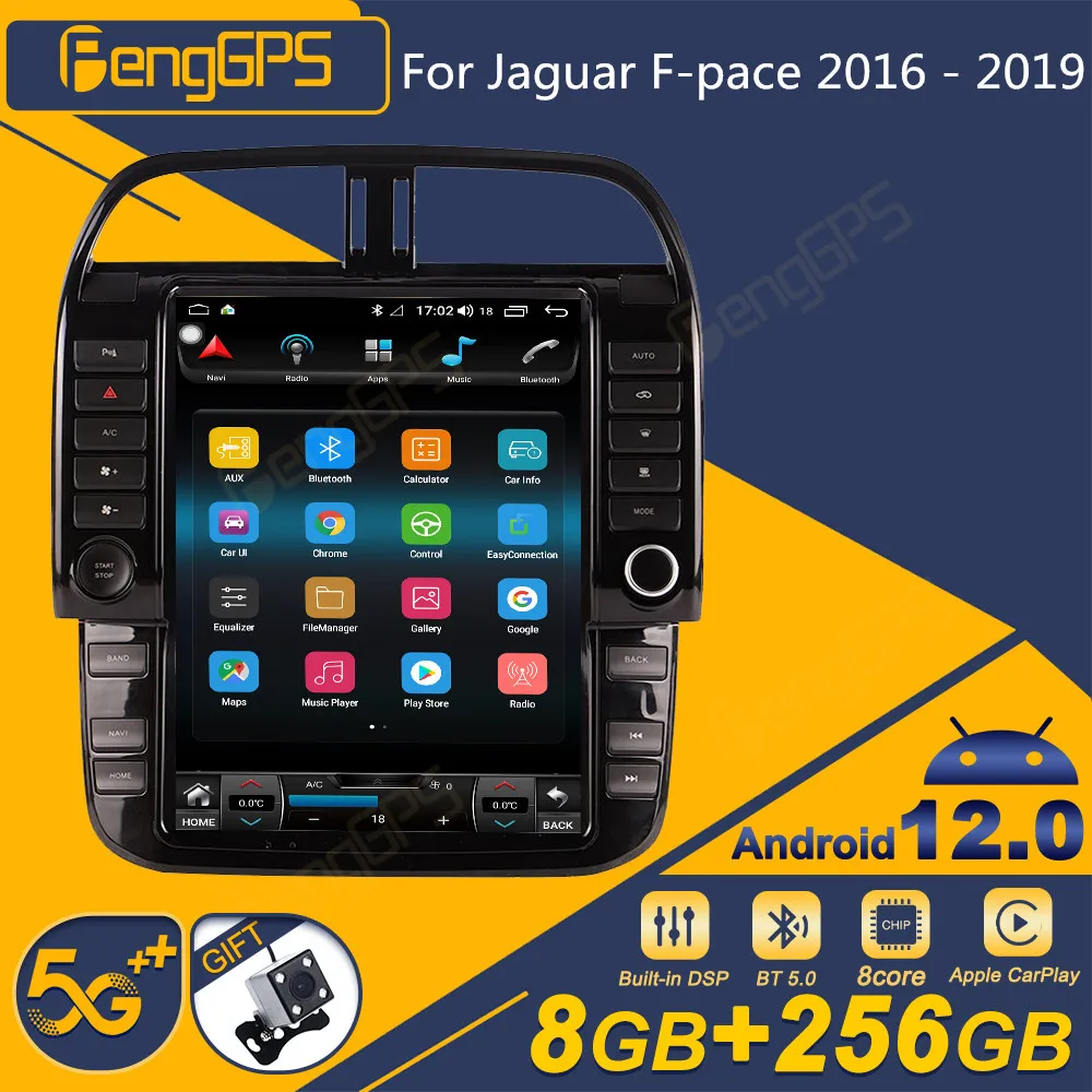 

Android 12 For Jaguar F-pace 2016 -2019 Android Car Radio Screen 2din Stereo Receiver Autoradio Multimedia Player Gps Navi