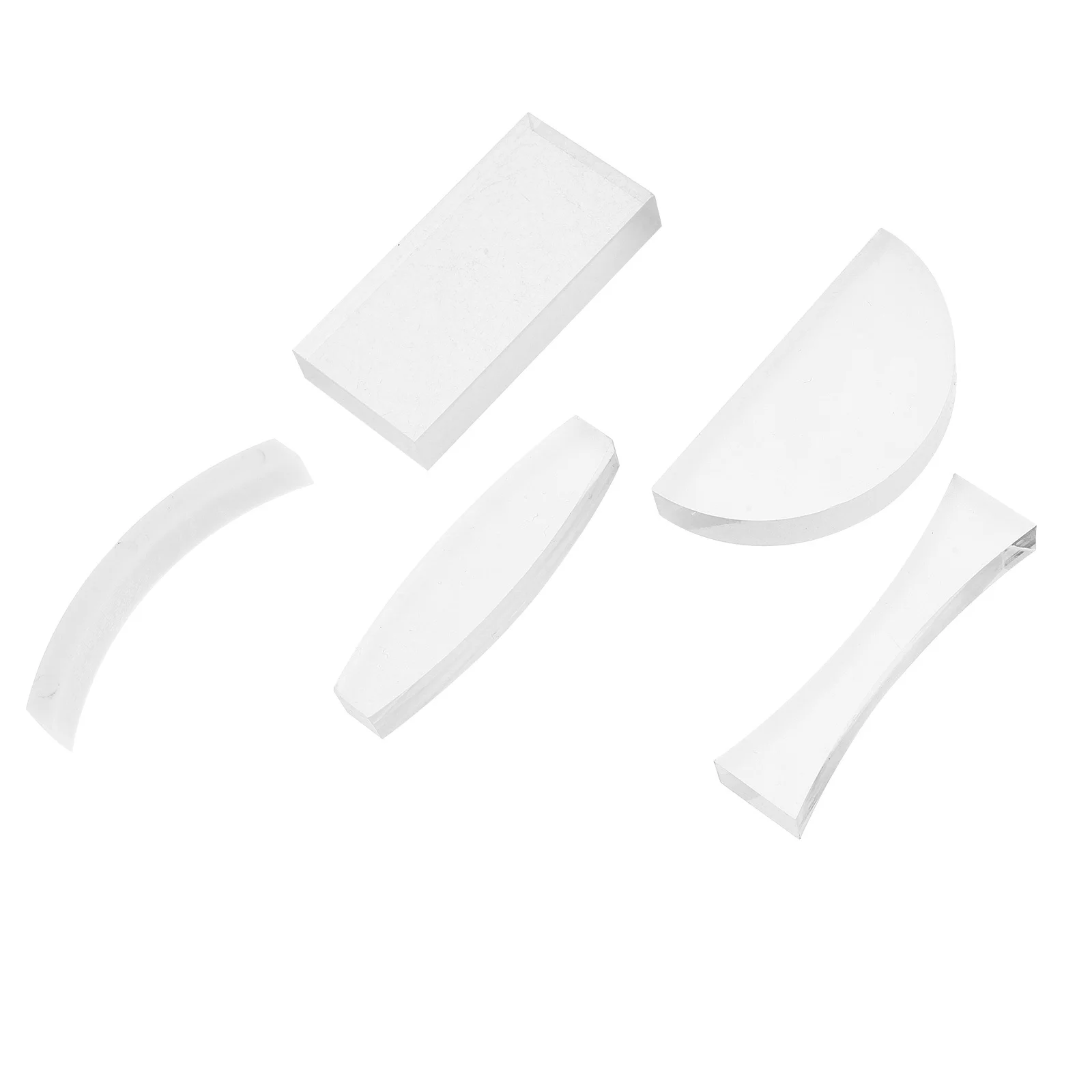 

5Pcs Transparent Convex Concave Lenses for Physics Teaching Optical Experiment Set School Labs Optical Experiment Set