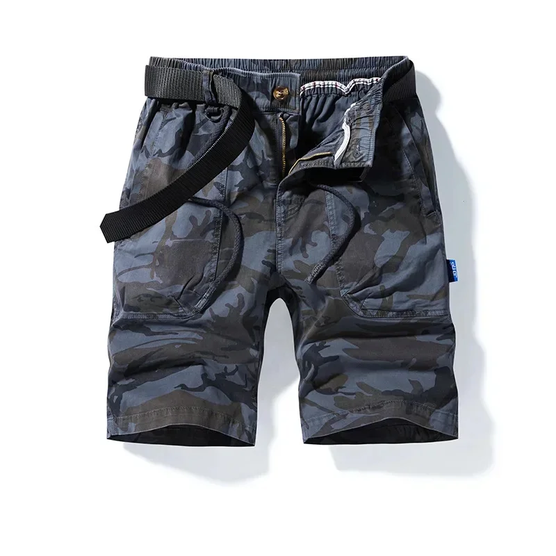 

Outdoor casual camouflage shorts men's 2026 summer trend loose sports workwear five quarter pants