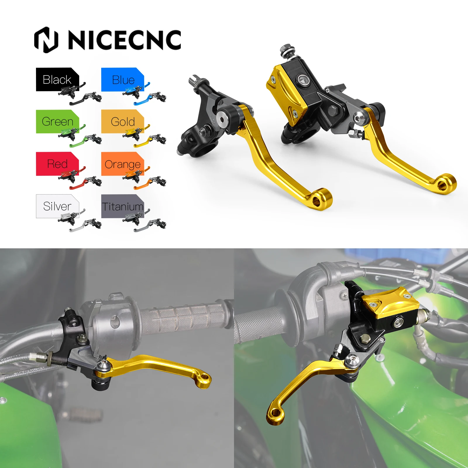 

For Suzuki DR-Z400S DRZ400SM RM 85 125 250 RMZ 250 450 RMX 450Z 250S DR250 R S Brake Clutch Lever Master Cylinder Reservoir Kit
