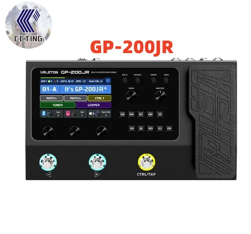 

Valeton GP-200JR Guitar Bass Amp Processor EU/US Standard Plug Multi-Effects FX Loop MIDI I/O Stereo OTG USB Audio Interface