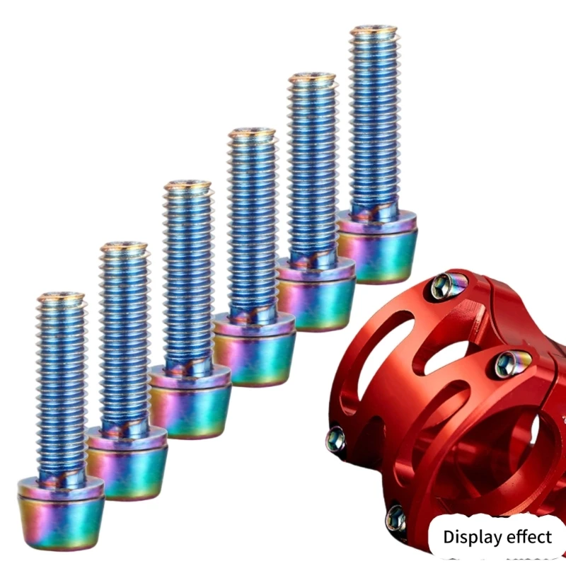

6pack Cycling Adapters Mount Fixed Bolts Rotors Fixing Brake Screw Light Weight