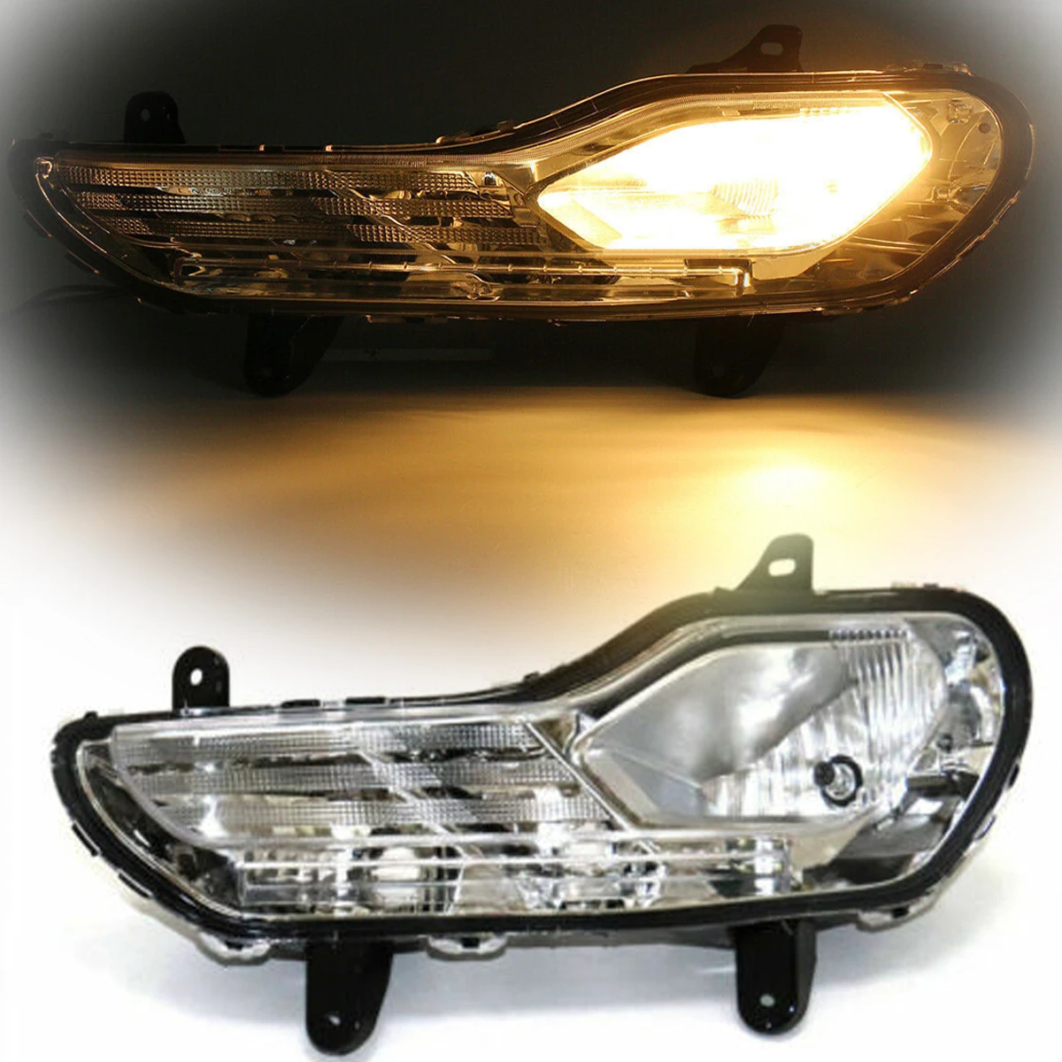 Driver Side Fog Light Durable Left Side Bumper Lamps Signal Park Lamp Fits For Ford Escape 2013 2014 2015 2016 Replacement NEW