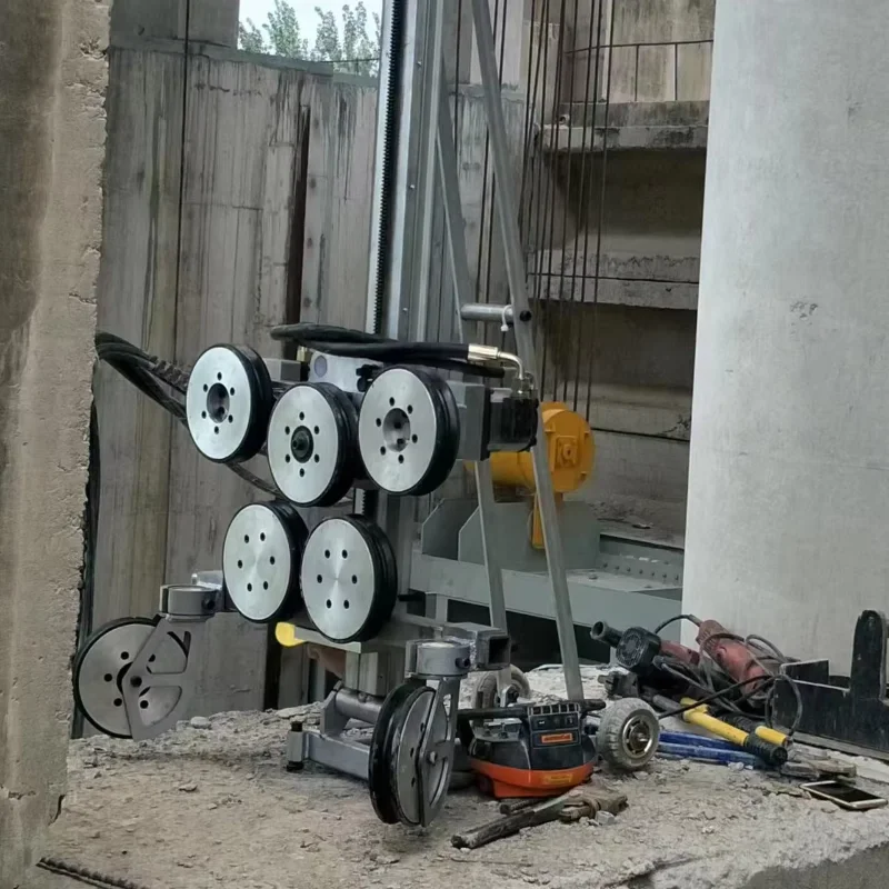 High Frequency Wire Saw Diamond Rope Saw Frame Diamond Wire Saw Multi Cutting Part Tools