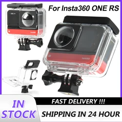 30m Camera Housing Case Waterproof Case Lens Cover for Insta360 ONE RS Panoramic Camera Protective Shell Cover Waterproof Case