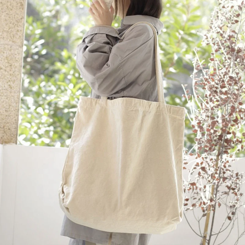 

custom Wholesale Natural Extra Large Cotton Canvas Tote Bag With Logo Printing For Shopping