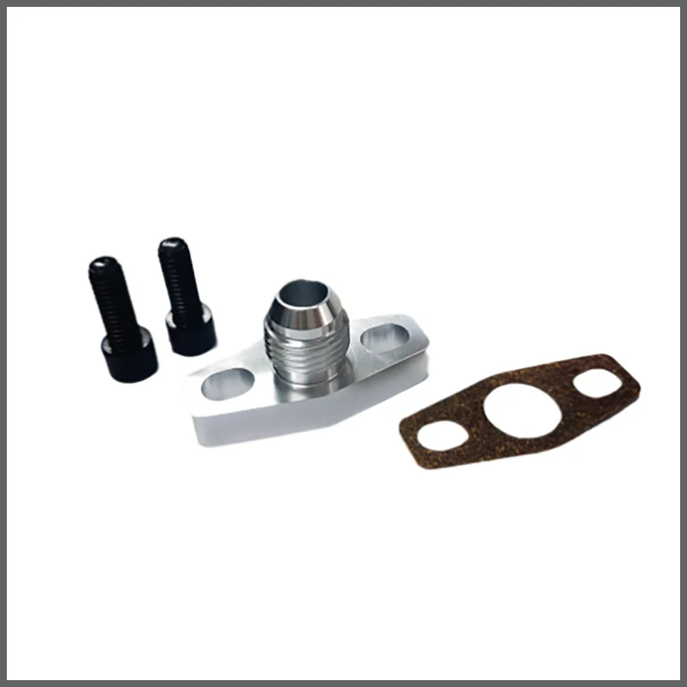 Car Modification Parts AN6 AN8 AN10 Aluminum Alloy GT28GT30 Turbocharger Flange Turbocharger Oil Inlet Repair Flange Sleeve