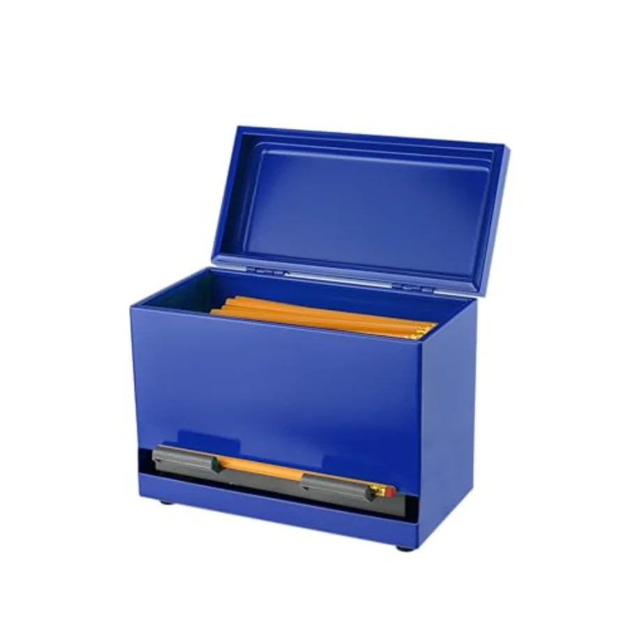 

Диспенсер для карандашей для класса - Стальной держатель для карандашей на стол - В комплекте съемные этикетки-наклейки - Обязательный предмет для учителя