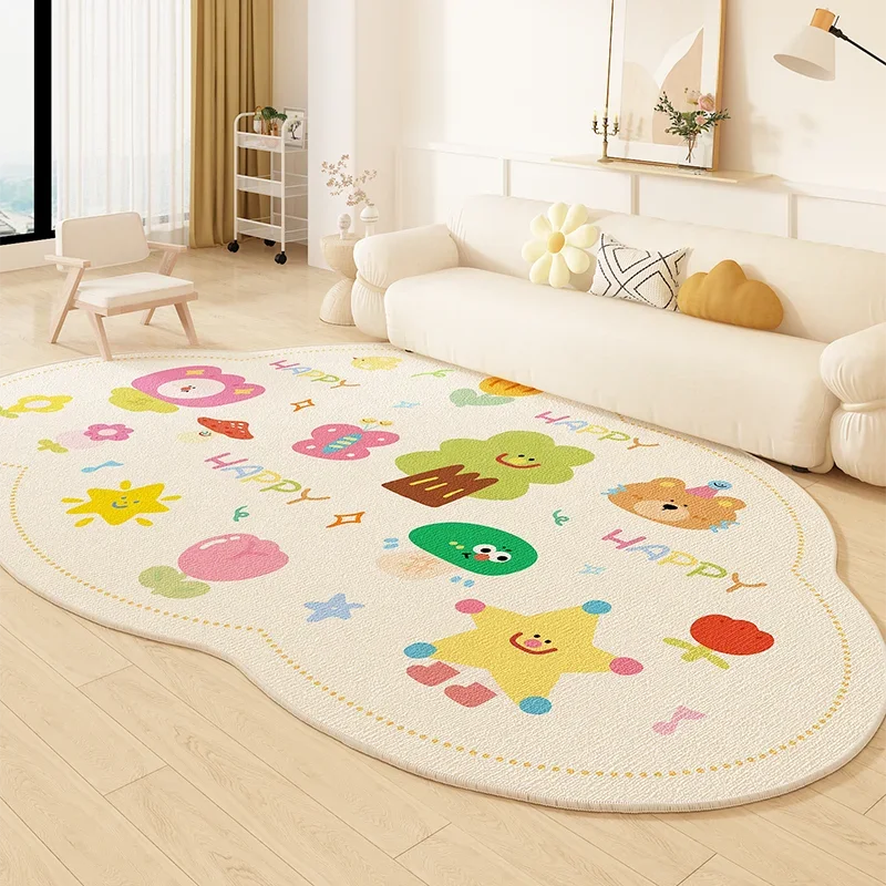 Dopamine cartoon waterproof and anti-fouling floor mat
