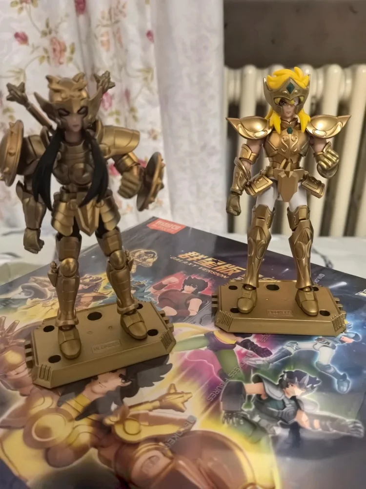 Blokees Saint Seiya Galaxy Version 2 شخصيات الحركة Camus Hoyoga Dohko Milo Shiryu Pegasus Nachi أنيمي التماثيل لعبة المشجعين هدية