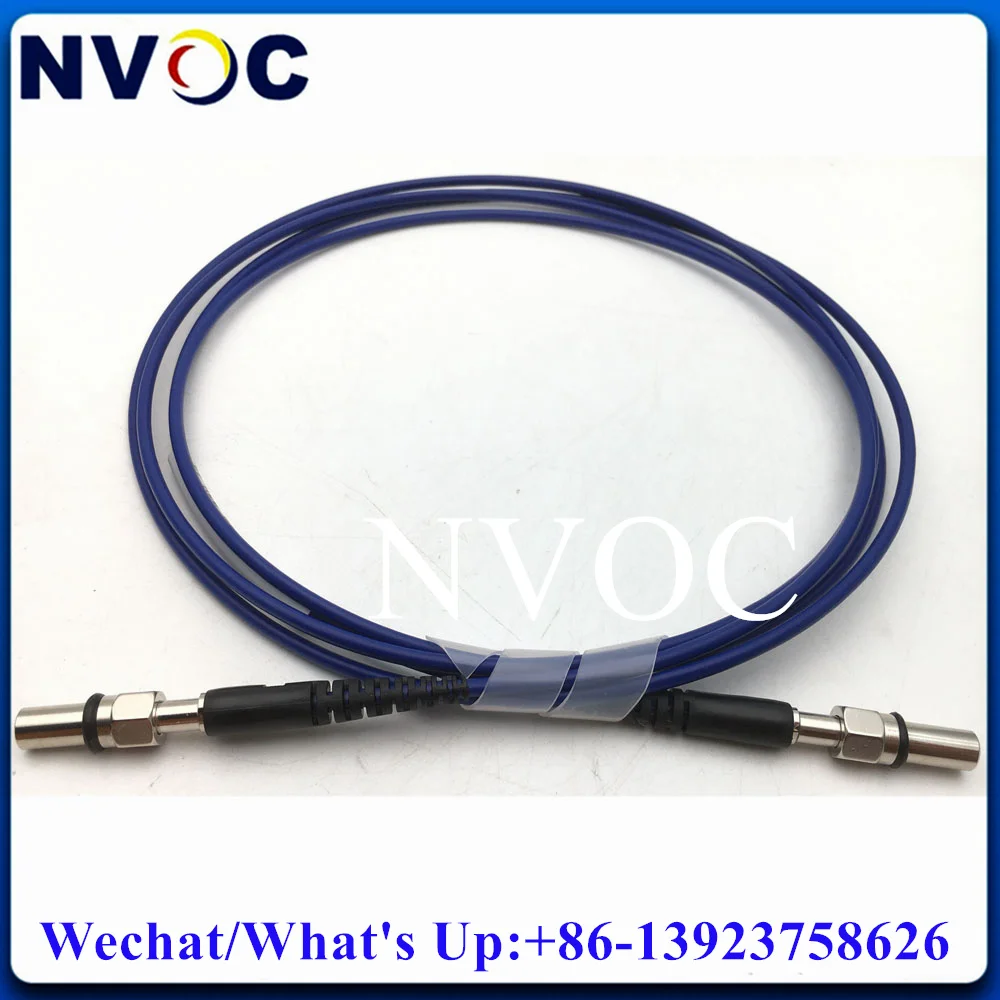 600um Quarts/Silica Metal Ferrule MM VIS-NIR 400-2200um 0.22NA Optimized FC/SMA905 2M Fiber Optic 3.0mm Armored Patch Cord Cable