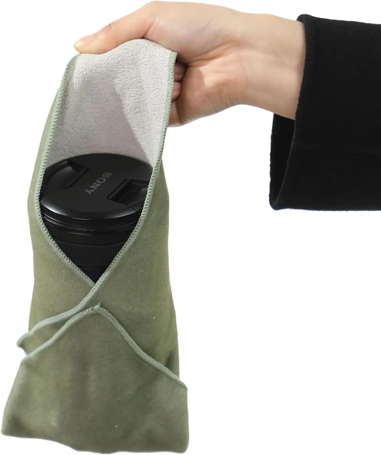 Folding Cloth Self-adhesive Camera Storage Bag Plush Anti Scratch Photography Camera Protective Wrap Soft Wrapping Cloth