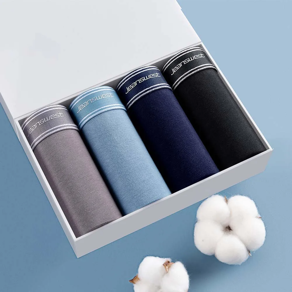 

Мужское нижнее белье, 4/5 шт., дышащее, удобное, эластичное, не стесняющее движений, трусы-боксеры