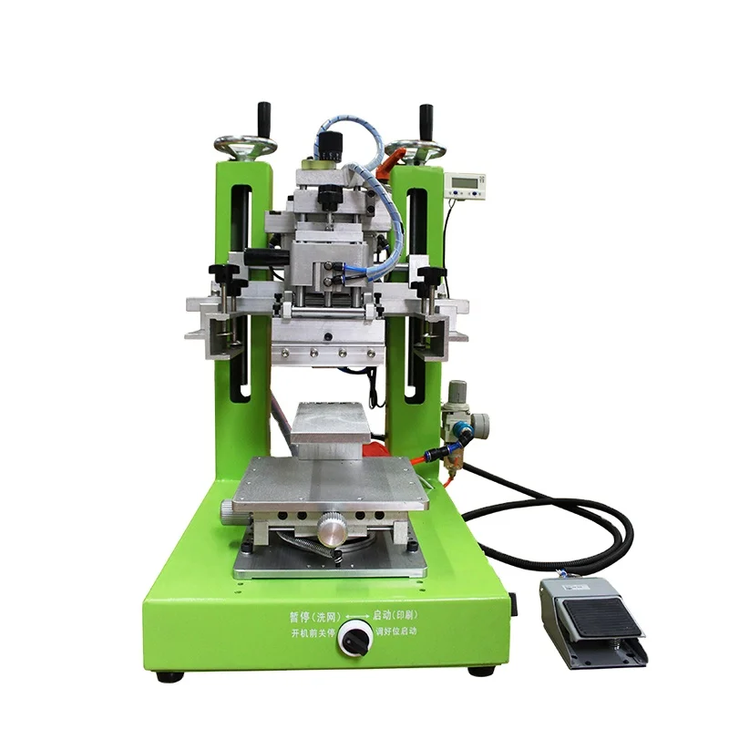Multi Color Semi Automatic Mini Desk Screen Printing Machine For Sale