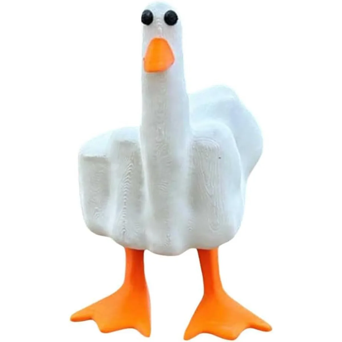 Lustige Mittelfinger-Gartenskulptur aus Harz, Heimdekoration für Schreibtisch und Büro, Geschenkidee