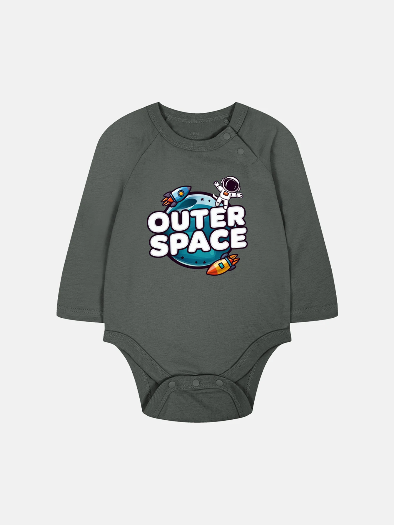 

1-Piece Astronaut Letter Boy's jumpsuit, triangle shaped hoodie