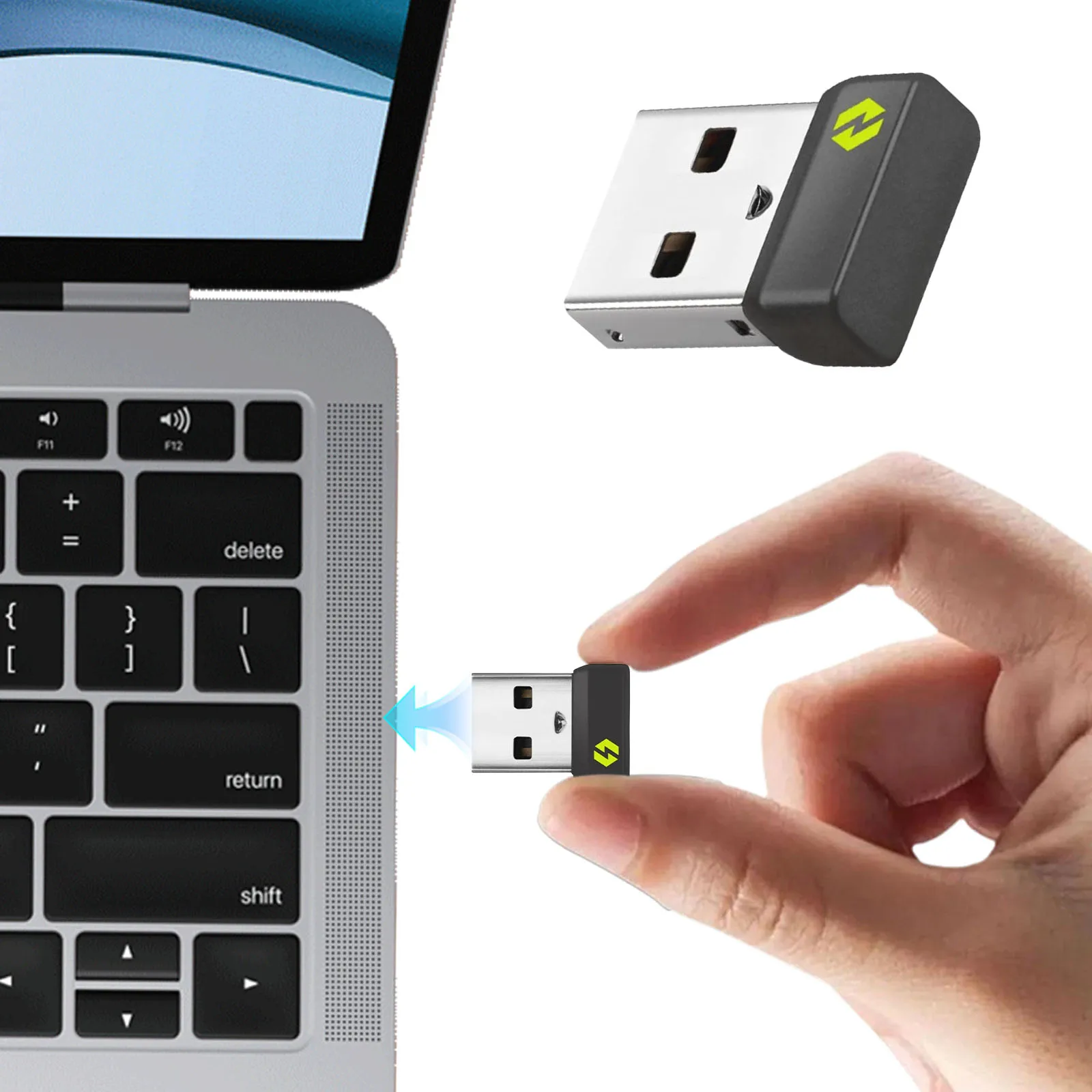 

USB Receiver Bolt Adapter USB Dongle Bolt Receiver Bolt USB Wireless Receiver for Logitech Mx Keys Mini K860 POP Keys POP Mouse