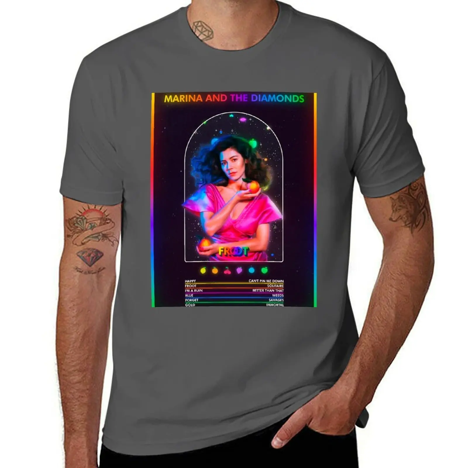 

MARINA and the Diamonds - FROOT Album T-Shirt t shirts with prints t shirt man designer T-Shirt