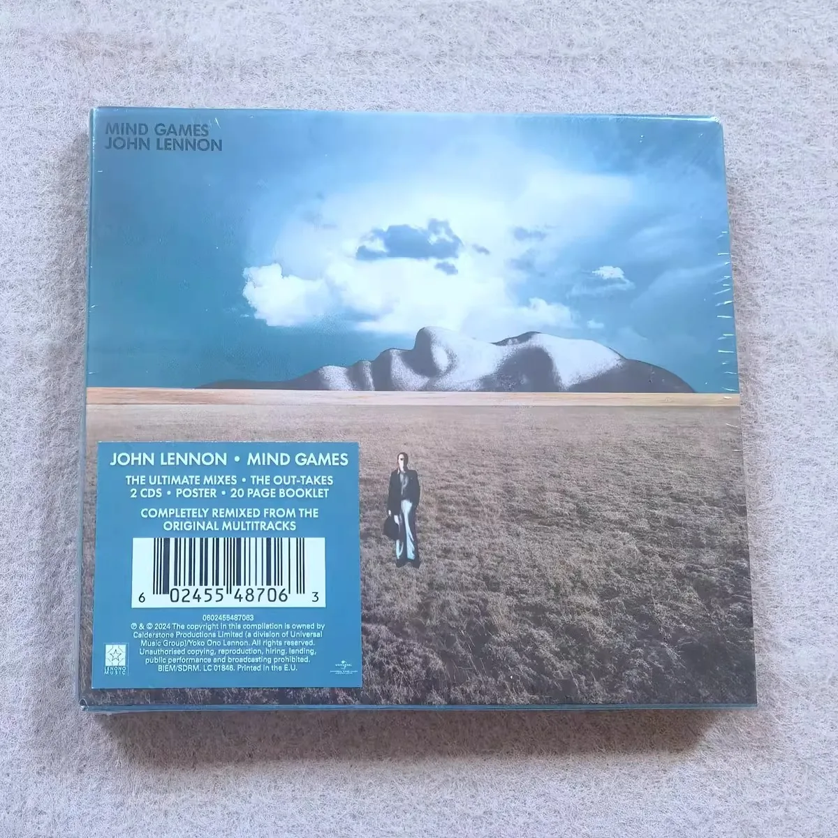 

John Lennon Mind Games – Ultimate Mixes Edition Album with Poster & Booklet Classic Rock Collectible