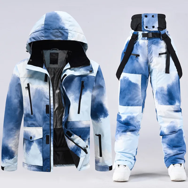 

STLF New Styles One Piece Ski Suit Outdoor Sports Windproof Waterproof Snowsuit Ski Jacket Sets
