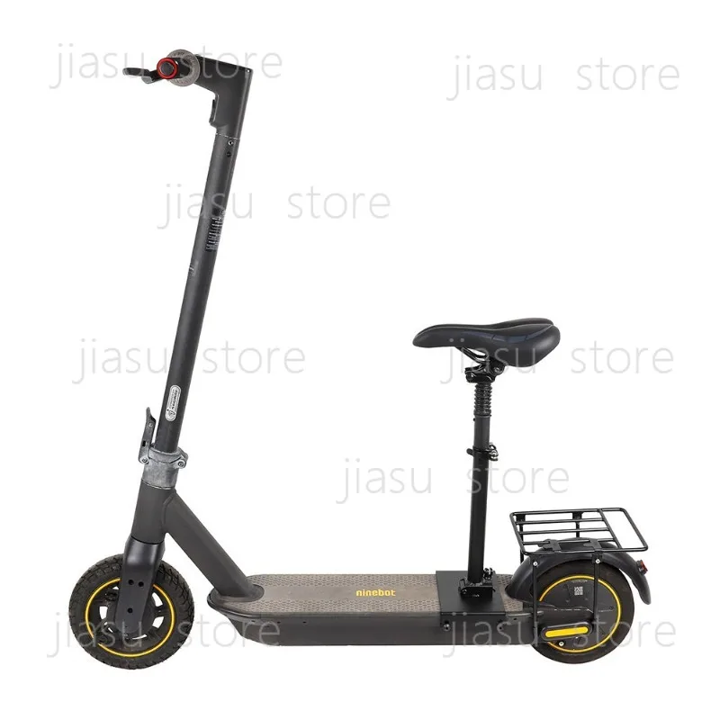G30MAX foldable scooter seat is adjustable, dustproof and shock-absorbing with no need for drilling holes