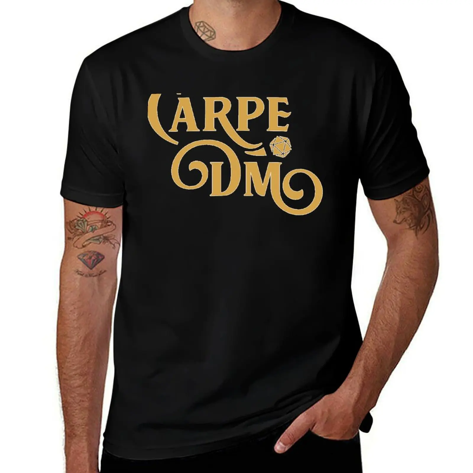 

Carpe DM Dungeon Master Abletop RPG Gaming T-Shirt graphic tee shirt anime t shirts quick-drying men t shirts high quality