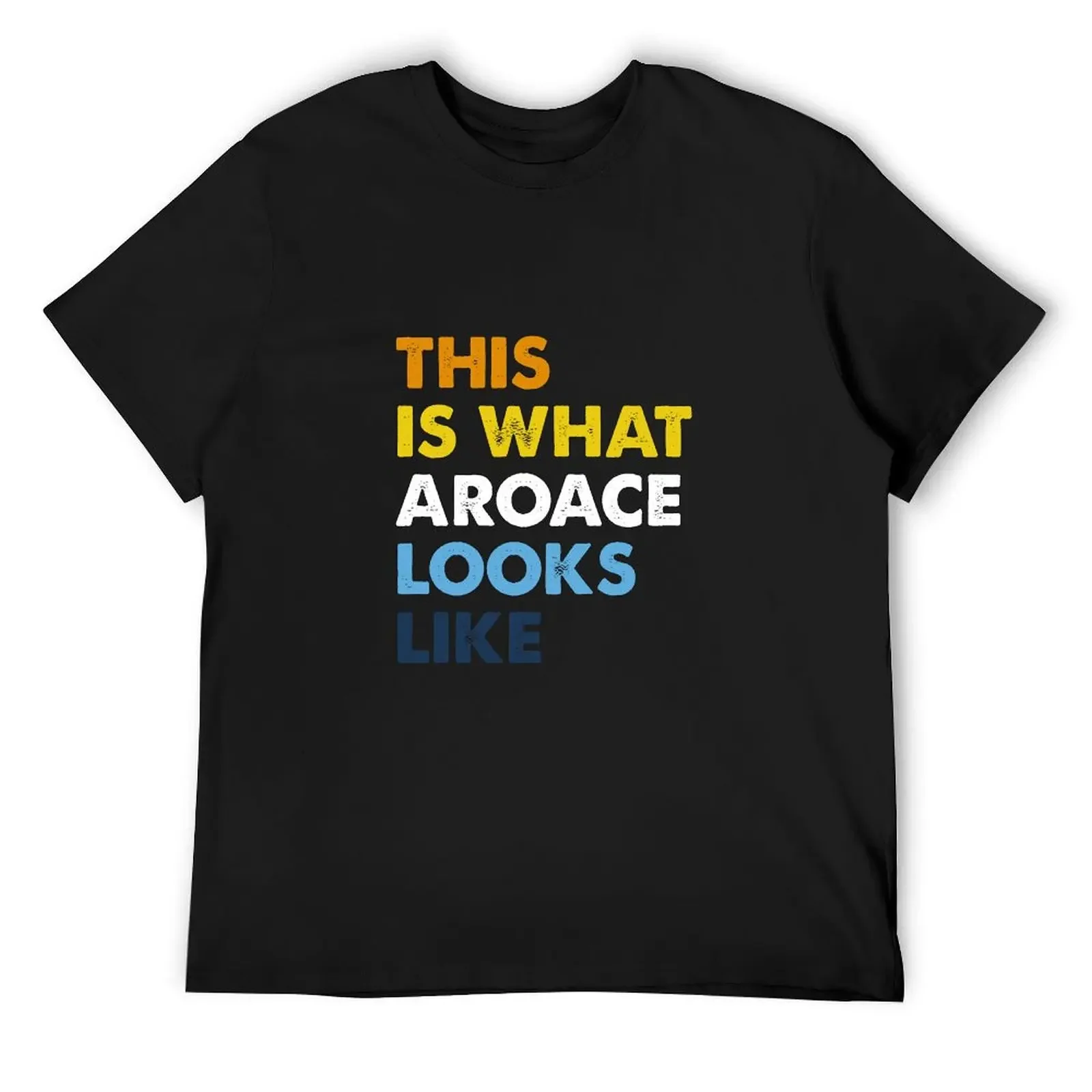 

Aroace Pride Aromantic Asexual Proud Aro Ace LGBTQIA+ Queer T-Shirt boys whites korean fashion mens designer clothes