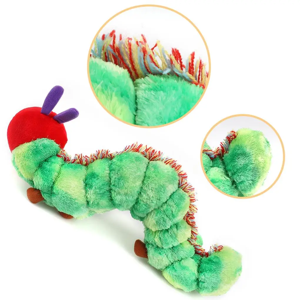 Caterpillar Toy Cute Lovely Hungry Caterpillar Soft Toy Sleeping Baby Doll Skin Friendly Breathable Dolls Gifts for Kids