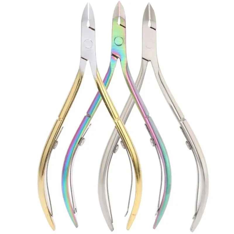 Small Stainless Steel Nail Cuticle Scissors Trim Eagle Beak Pliers Tailor's Sewing Embroidery Scissors