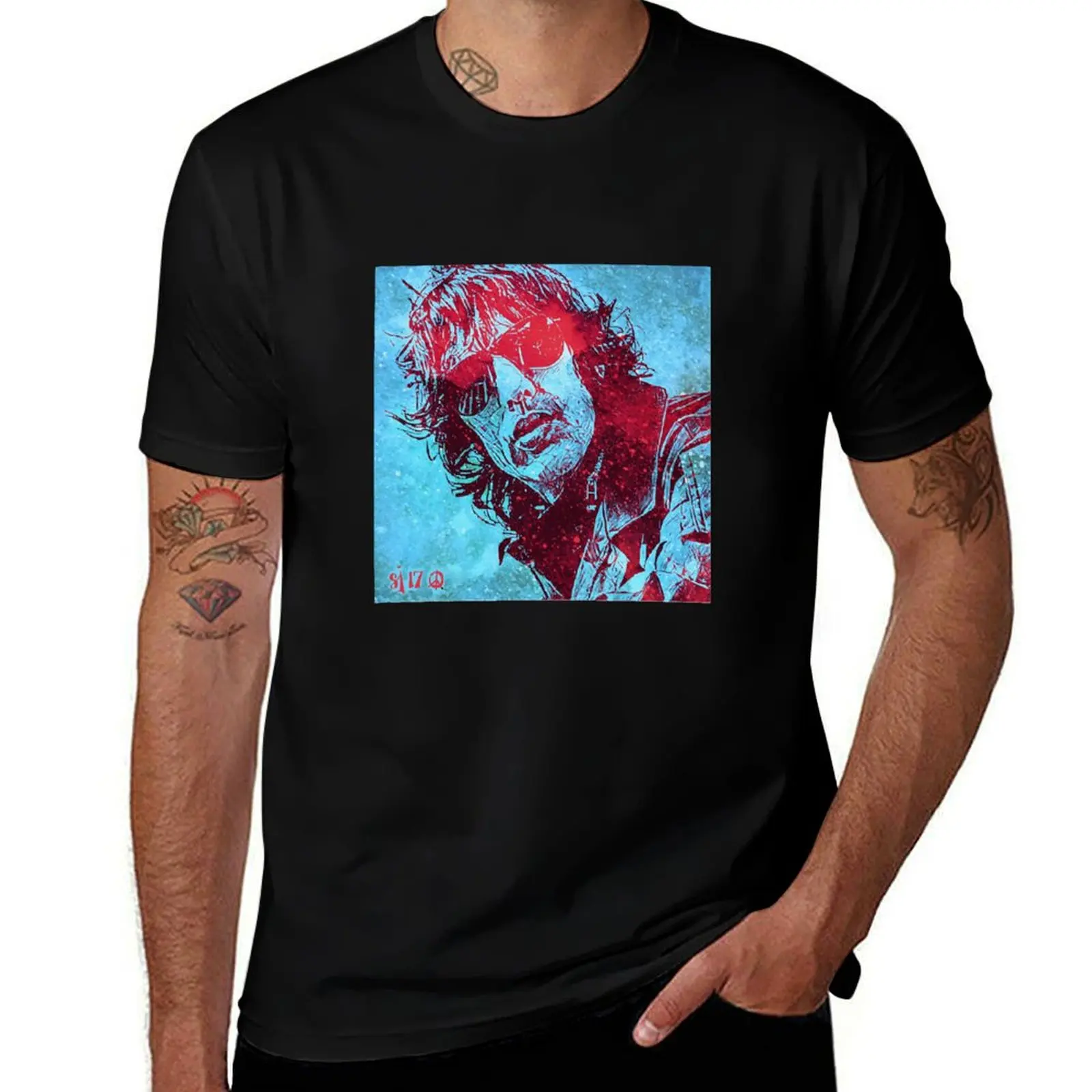 

man Singer Songwriter Trending Guitar Reunite shirt T-Shirt casual Most t Retro Drums Band Richard Rock Ashcroft